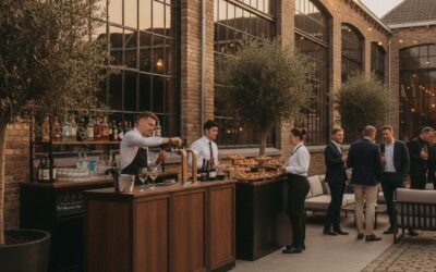 Mobiele bar met catering: slim combineren
